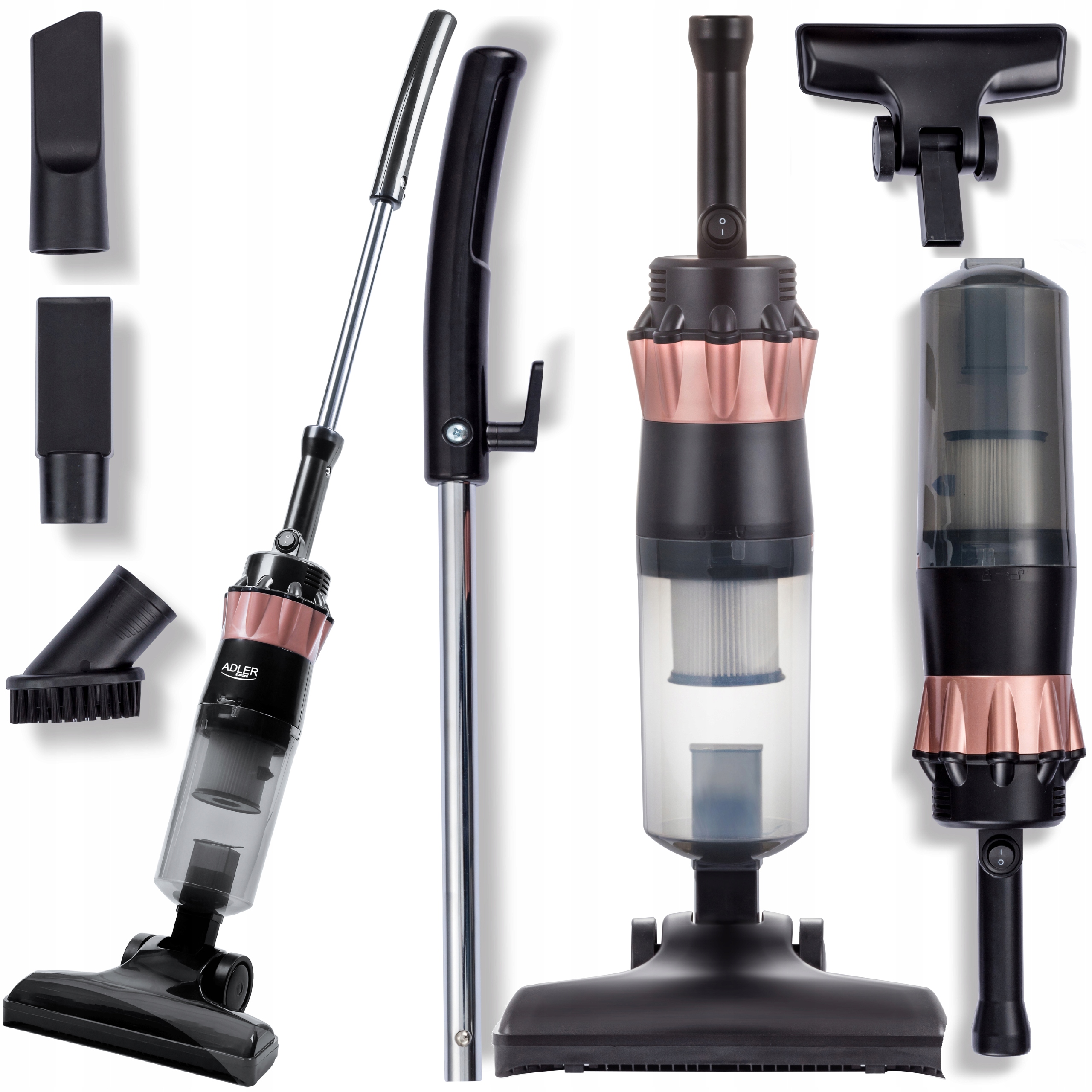 Tyčový Vysavač 2v1 Cyklonový Bezsáčkový Ruční Síťový Automobilový