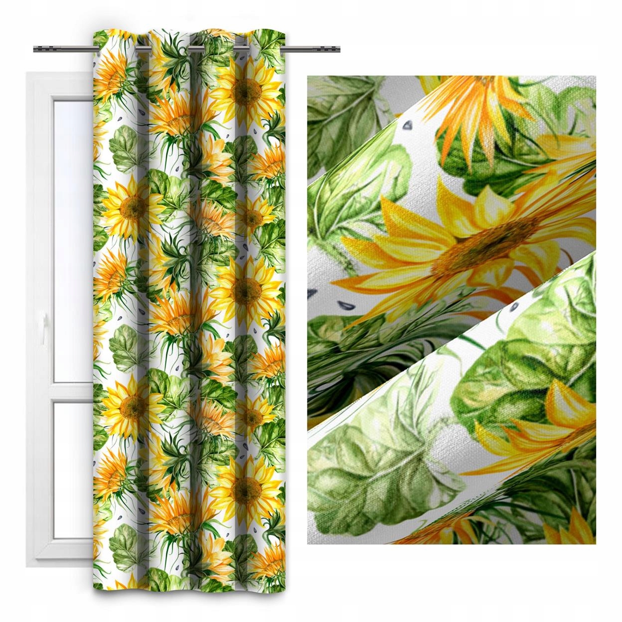 

Gotowa Zasłona na Przelotkach 140x250 D404-291