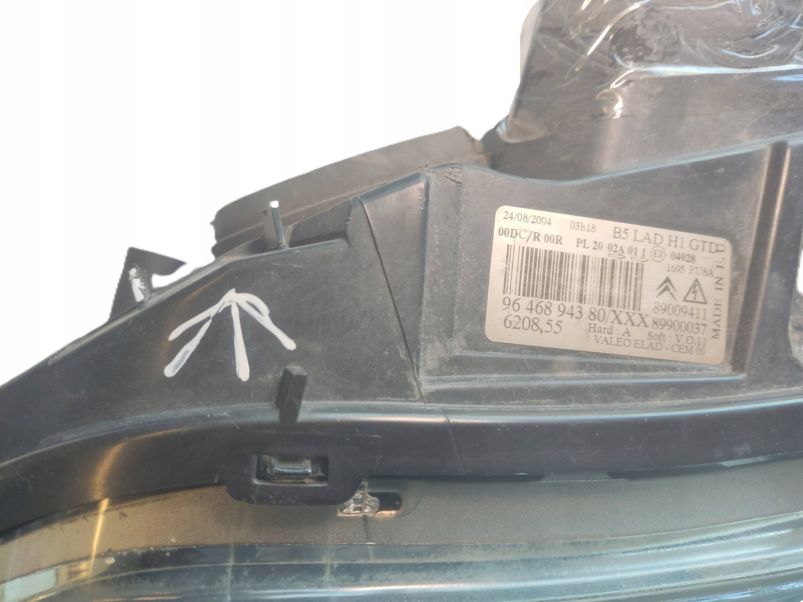 light left front CITROEN C4 XENON EUROPA