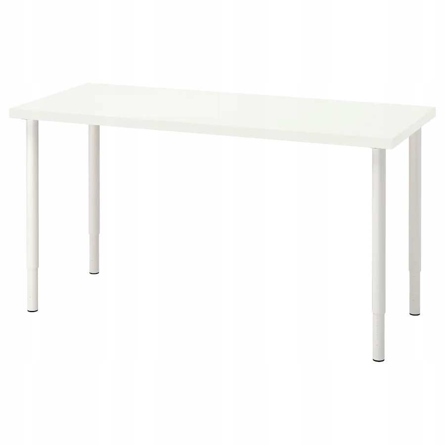 Ikea Lagkapten Olov Biurko białe 140x60 cm