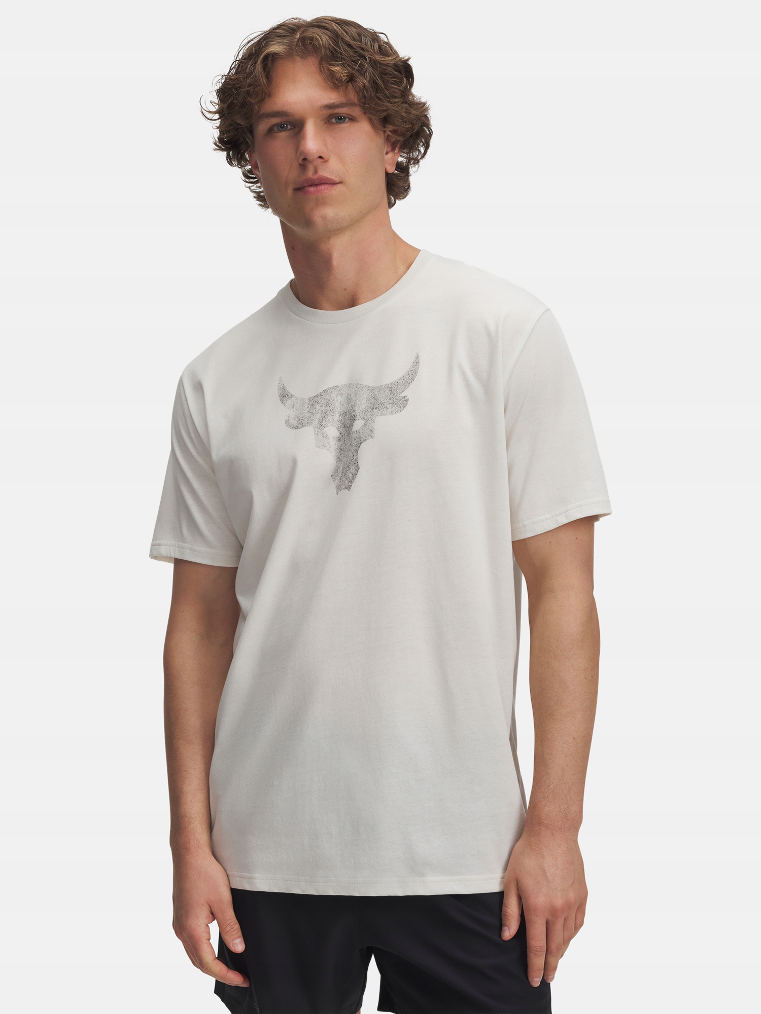 Under Armour Pánské tričko Under Armour Ua Pjt Rck Brahma Bull Ss-brn