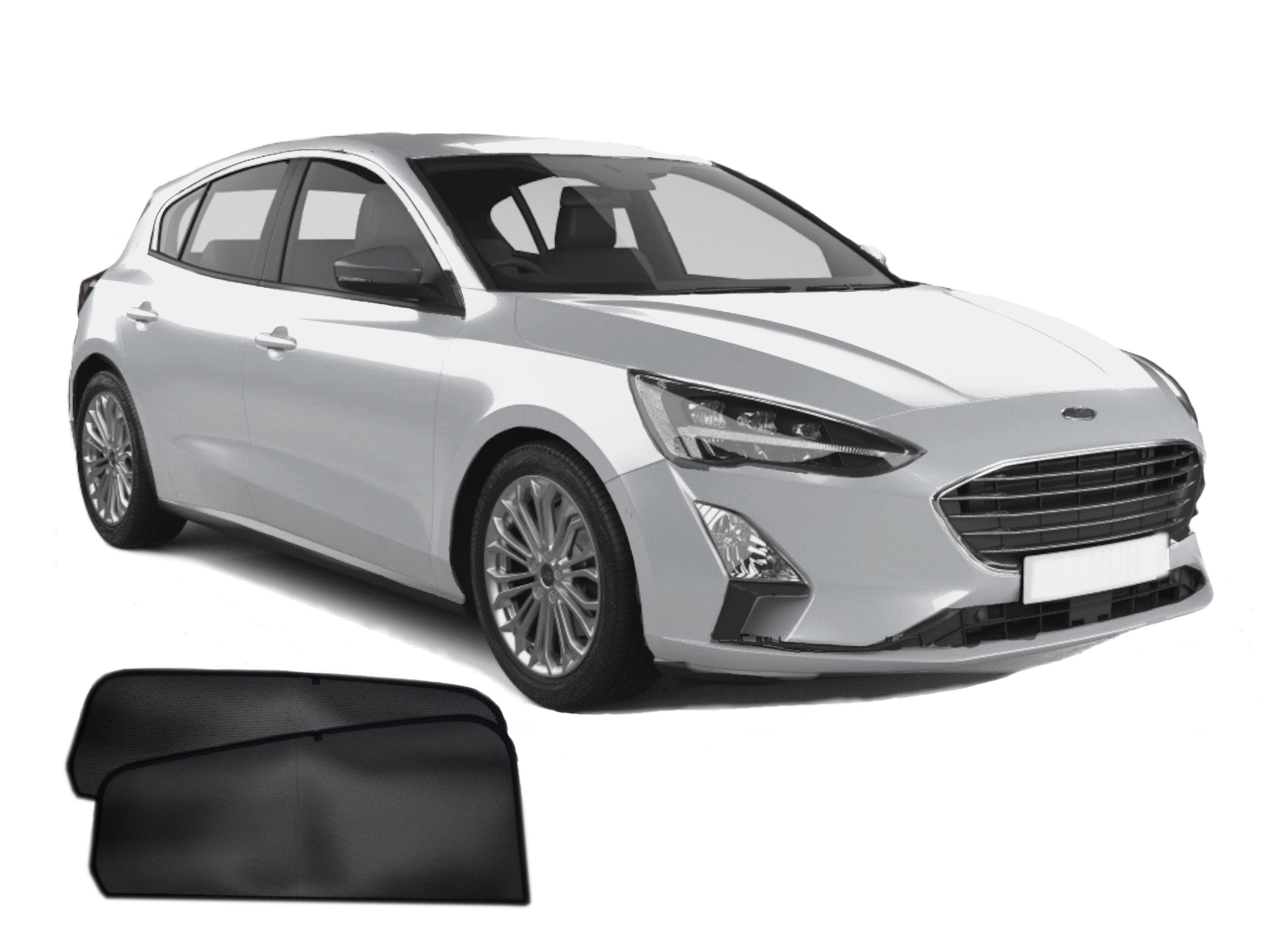 Krytky slunečních rolet na sklo pro Ford Focus IV 4 htb