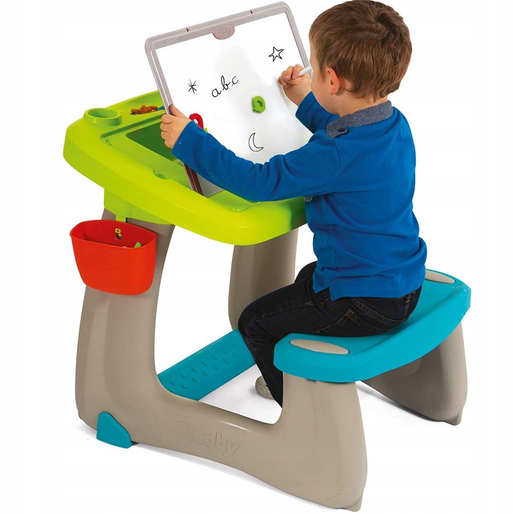 

Smoby Biurko z Ławką Dwustronna Tablica 2w1