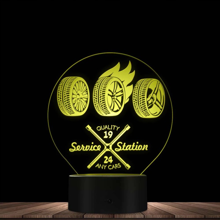 Lampka na biurko Wulkanizacja 16kol. LED PLEXIDO Kolekcja Exclusive Pro