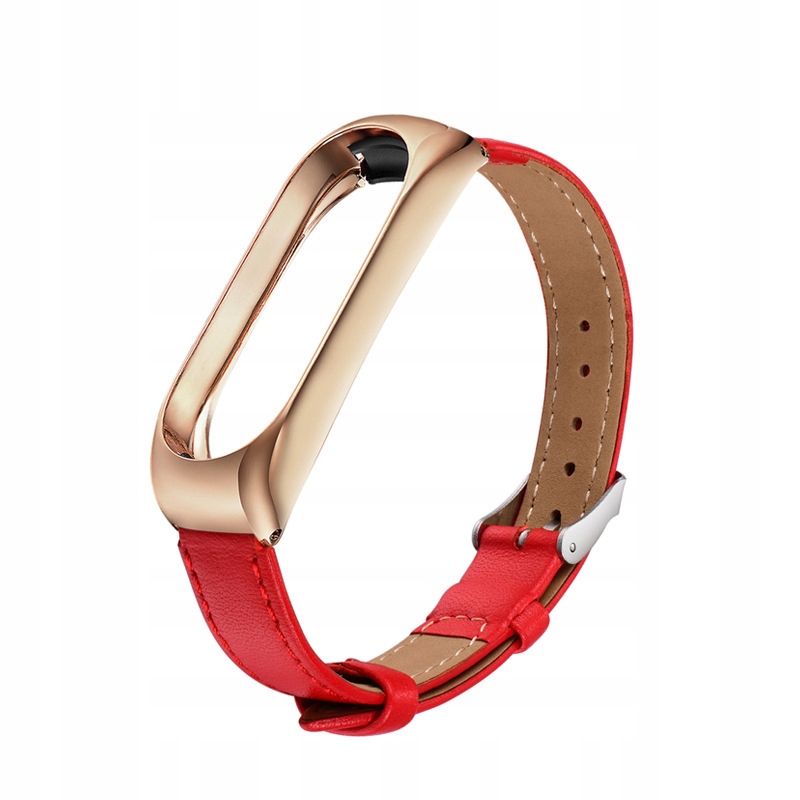 

Pasek Opaska Skórzana Skóra do Xiaomi MI Band 3 4