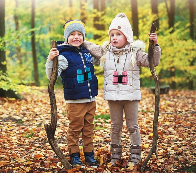 LORNETKA 4x30 IDEALNA DLA DZIECI SZKLANA OPTYKA NA WAKACJĘ PLAŻĘ DZIECIĘCA Materiał plastik