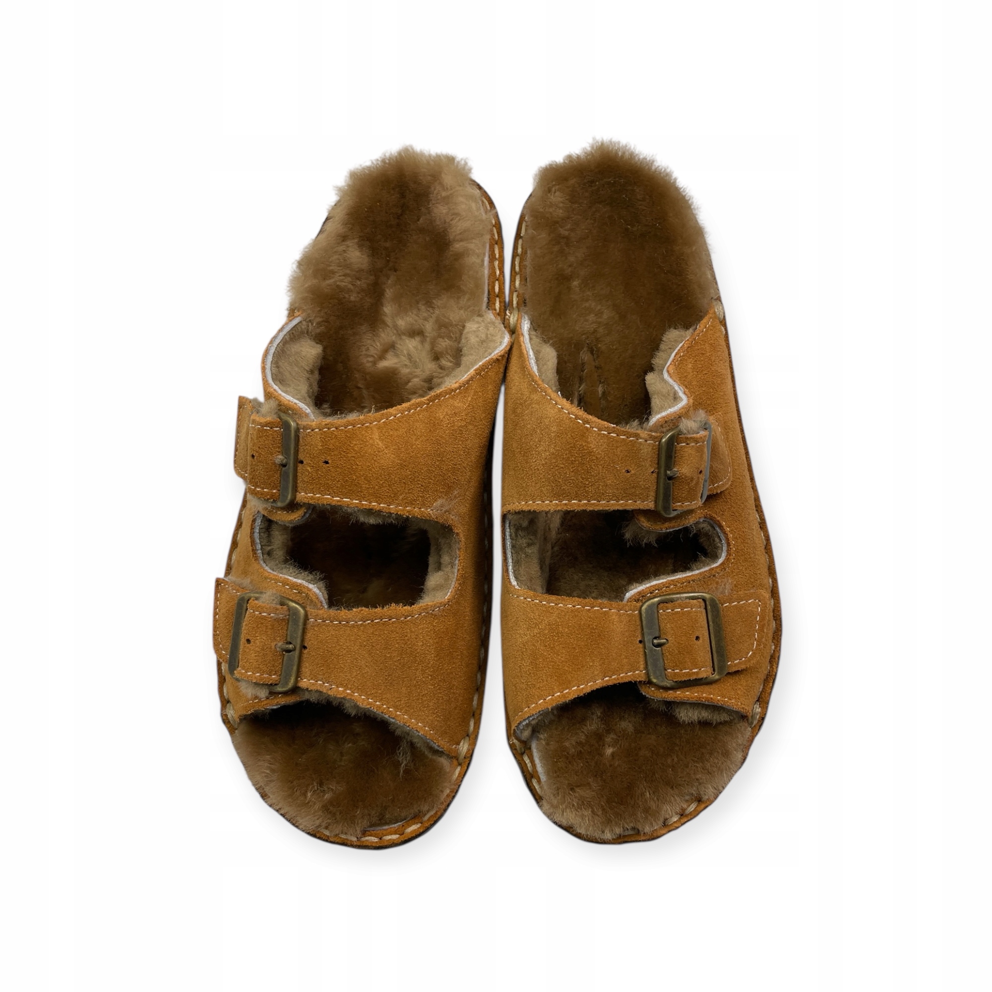 Dámské nazouváky La Plume vel. Kožené s kožešinou Komfortní vyrobené v Itálii