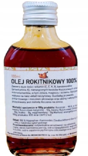 

Olej rokitnikowy olej z rokitnika naturalny 100ml