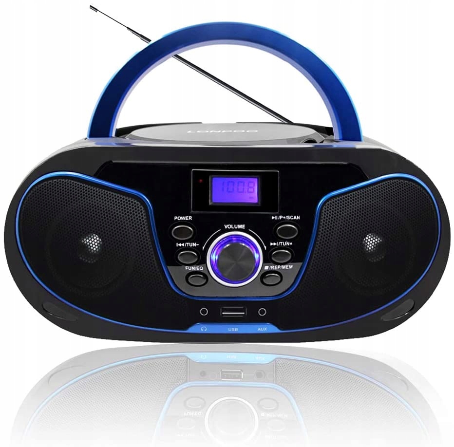 Radioodtwarzacz Lonpoo LP-D02 CD Bluetooth Fm Usb Aux Boombox