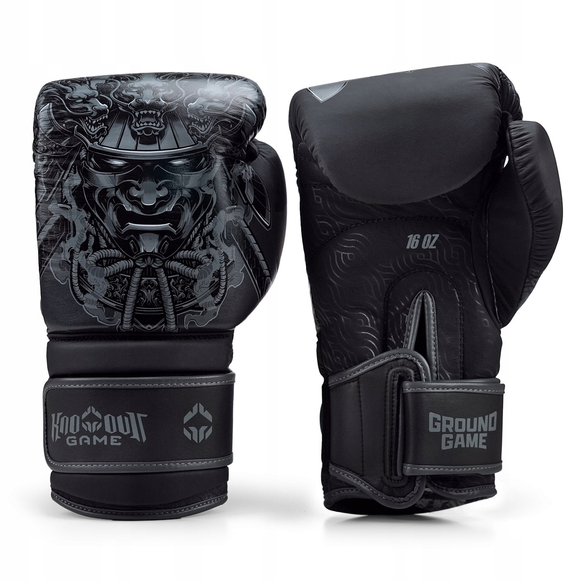 Boxerské rukavice Samurai Shadow 14 oz Přírodní kůže Ground Game