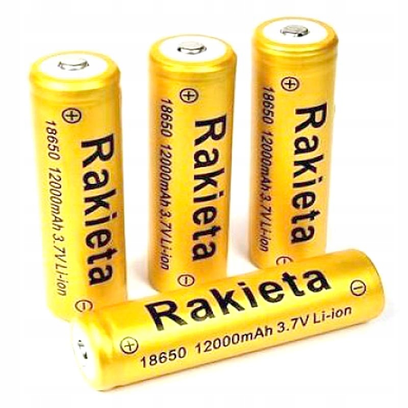 AKUMULATOR Ogniwo Rakieta BATERIA 18650 12000mAh Symbol baterii 18650
