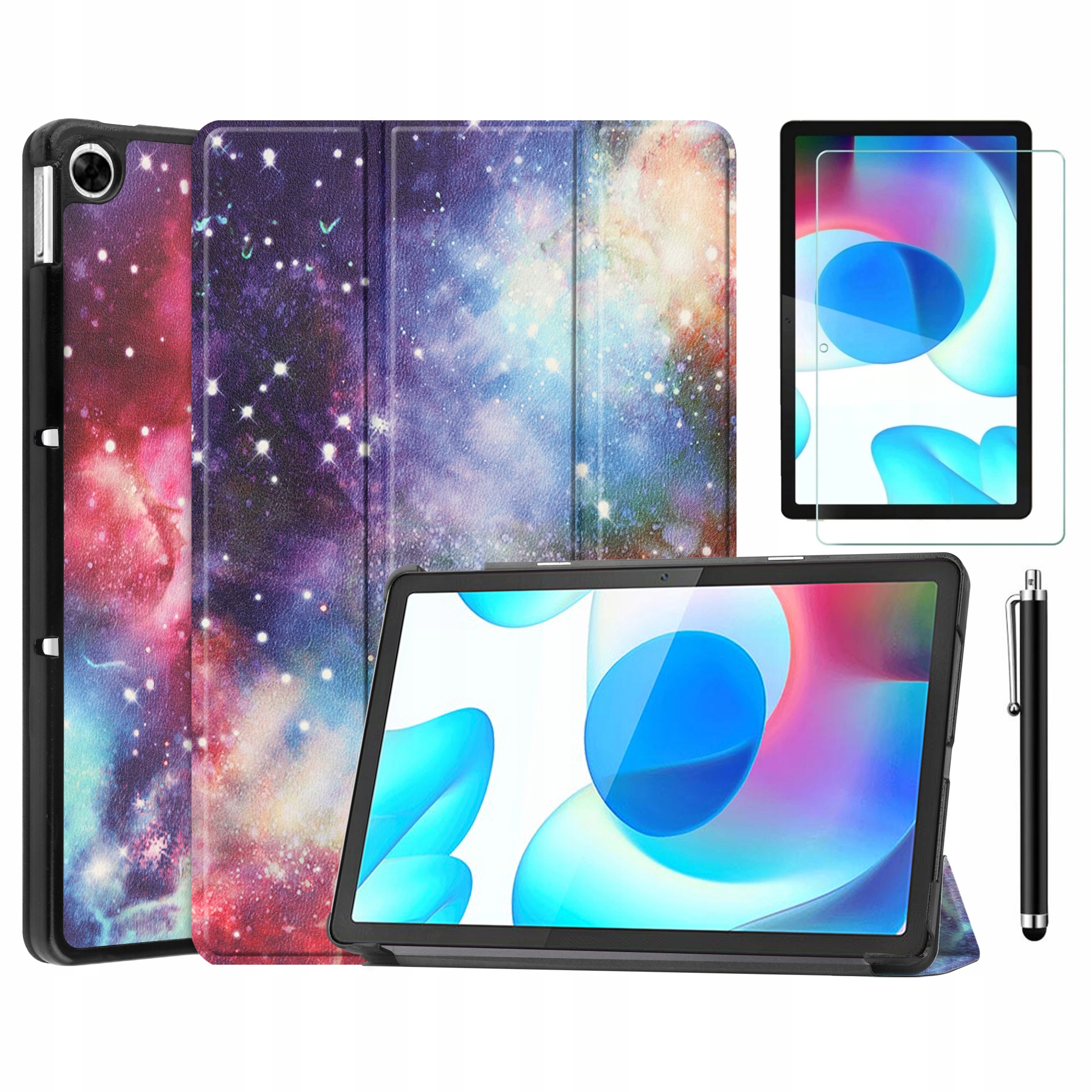 

Etui Graficzne Case Szkło do Realme Pad 10.4