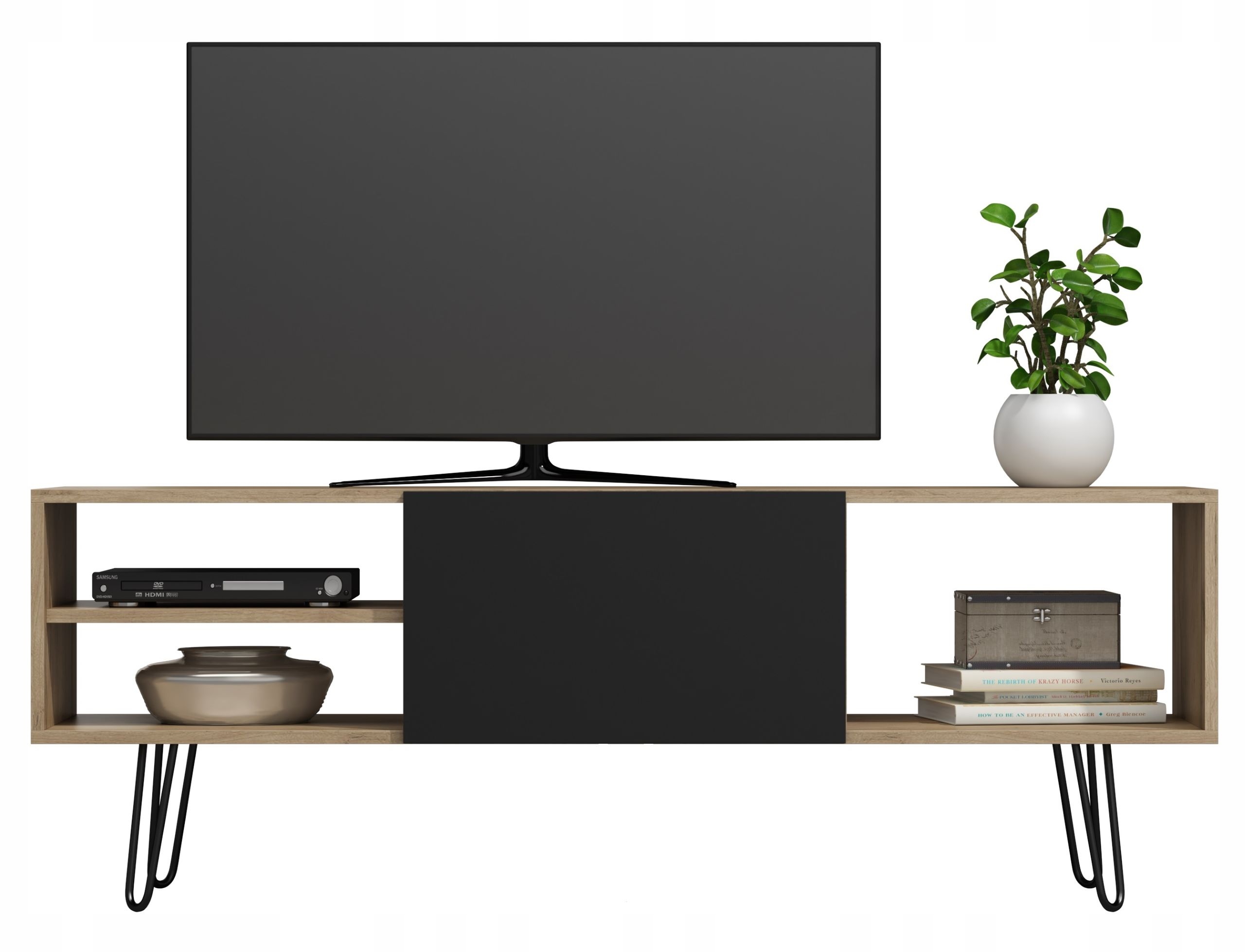 

Szafka Rtv Loft Komoda Rtv Loft Czarny Mat 160cm