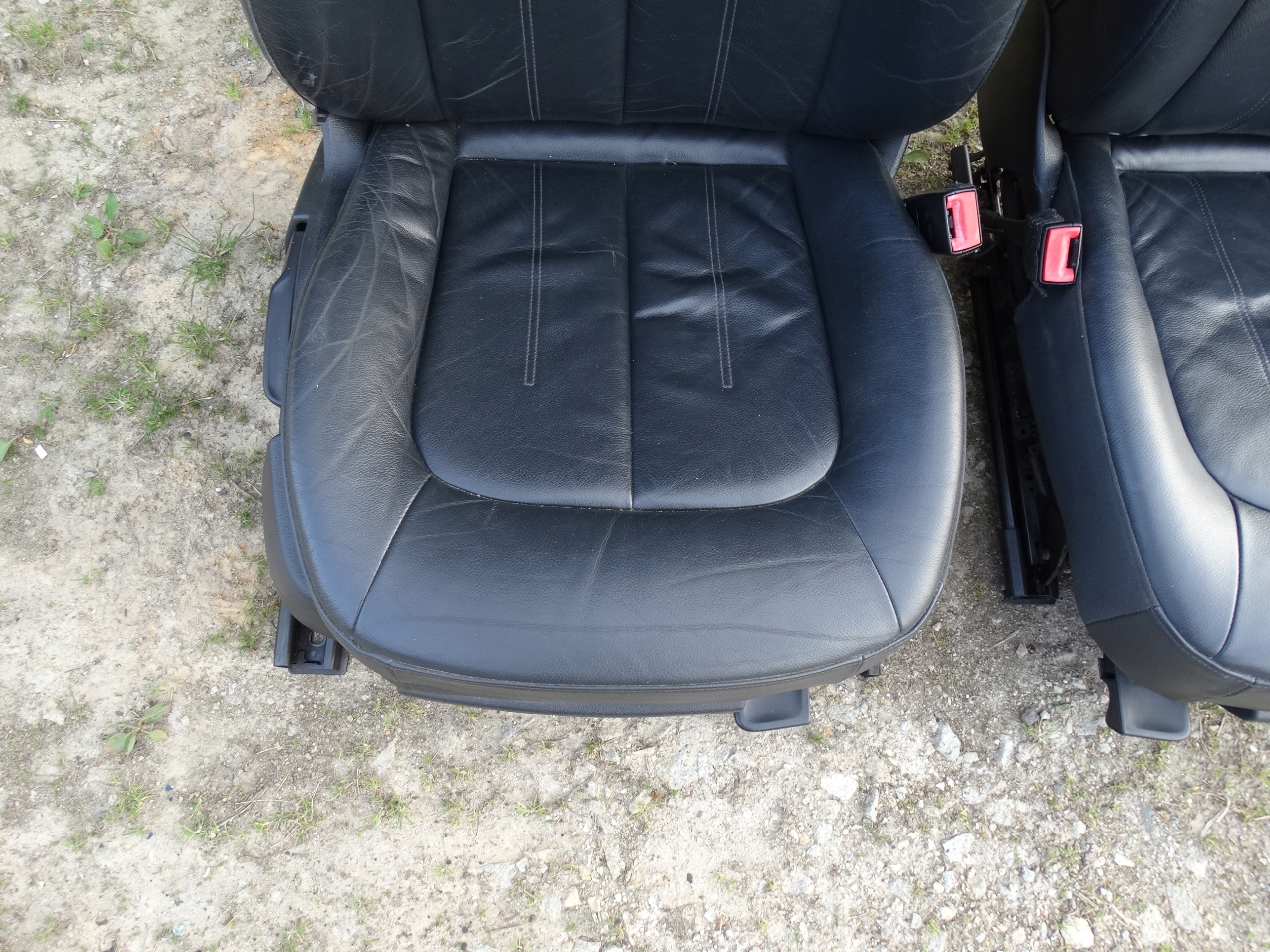 AUDI A6 C7 11-18 seat driver´s left front black leather original