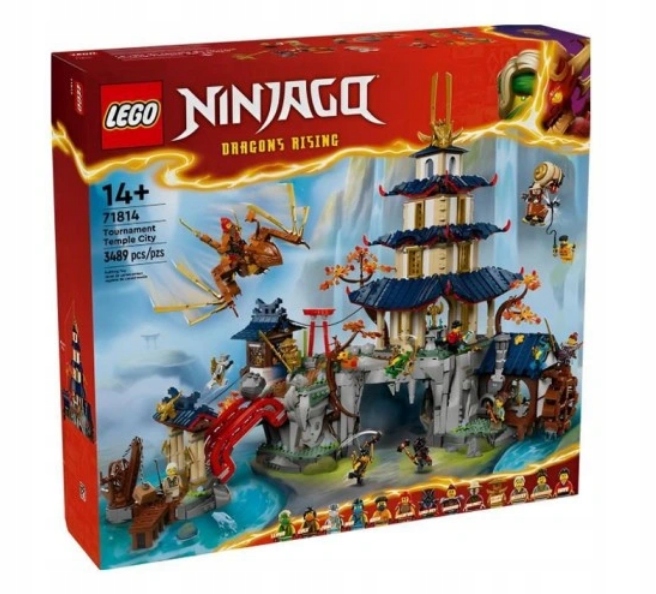 Lego 71814 Ninjago Turnajové Město S Chrámem