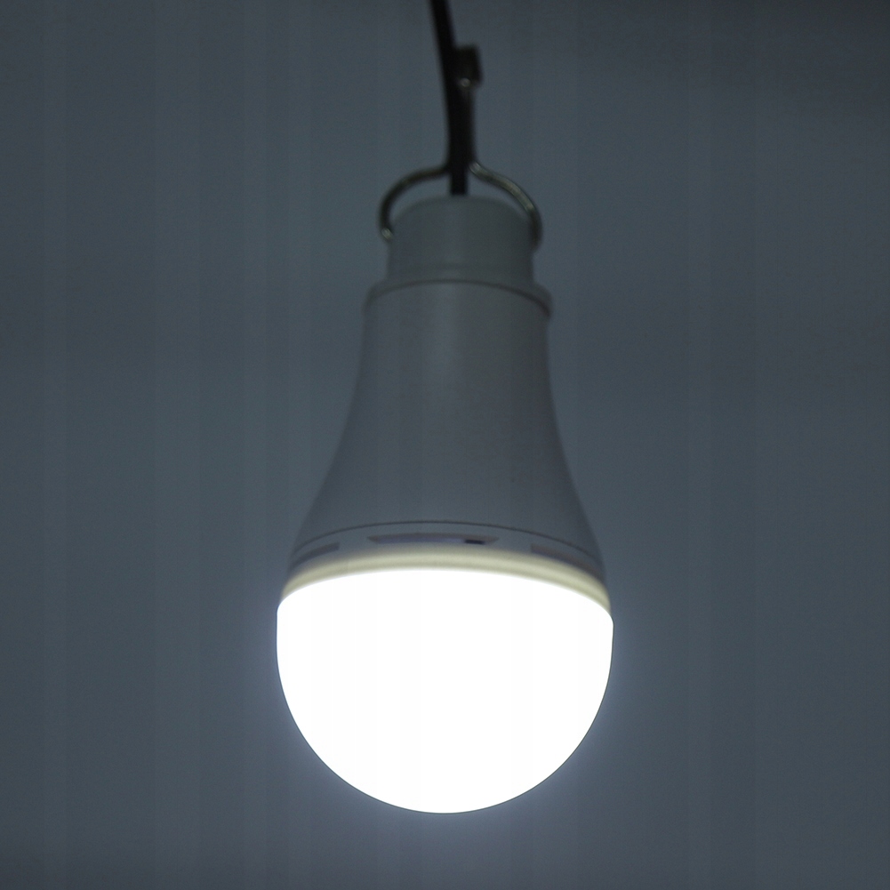 ŻARÓWKA USB LED LAMPA TURYSTYCZNA WISZĄCA WIESZAK Marka bez marki