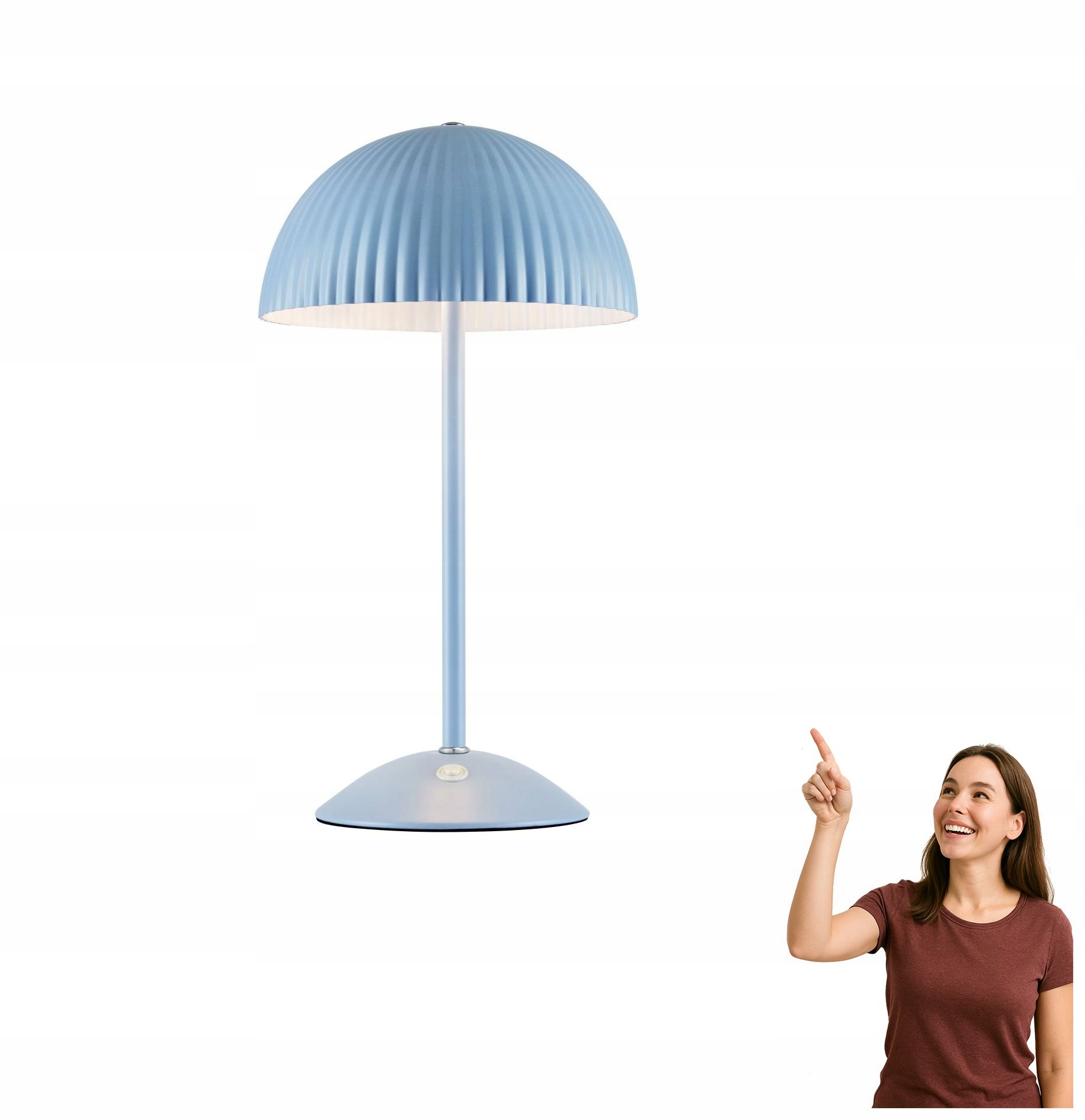 Stolní lampa Zin Blue Markslojd