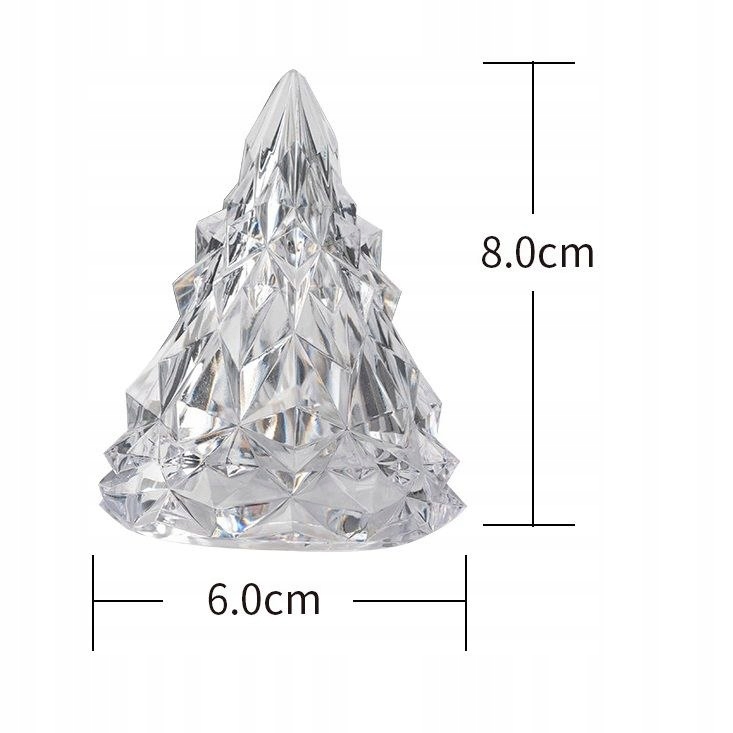 ŚWIECĄCA CHOINKA OZDOBA ŚWIĄTECZNA DEKORACYJNA CHOINECZKA Rodzaj iluminacji stożek