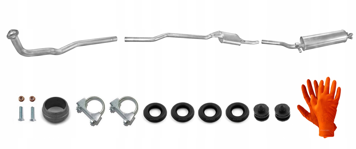 Mercedes W123 300 3.0 Diesel 59-65 kW (1976-1985) Výfukový Systém