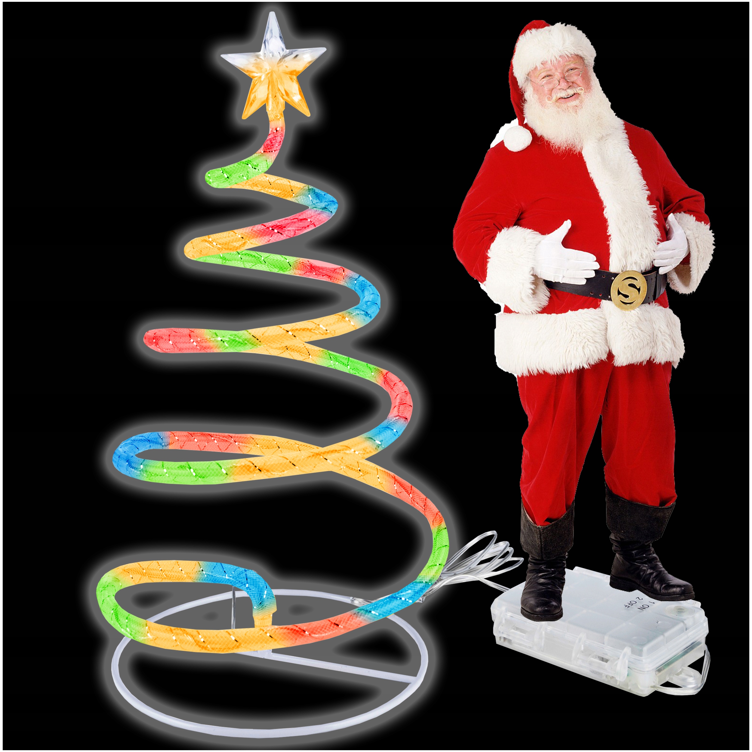 

Choinka Lampki 30 Led Rgb Wąż Świetlny Choinkowy