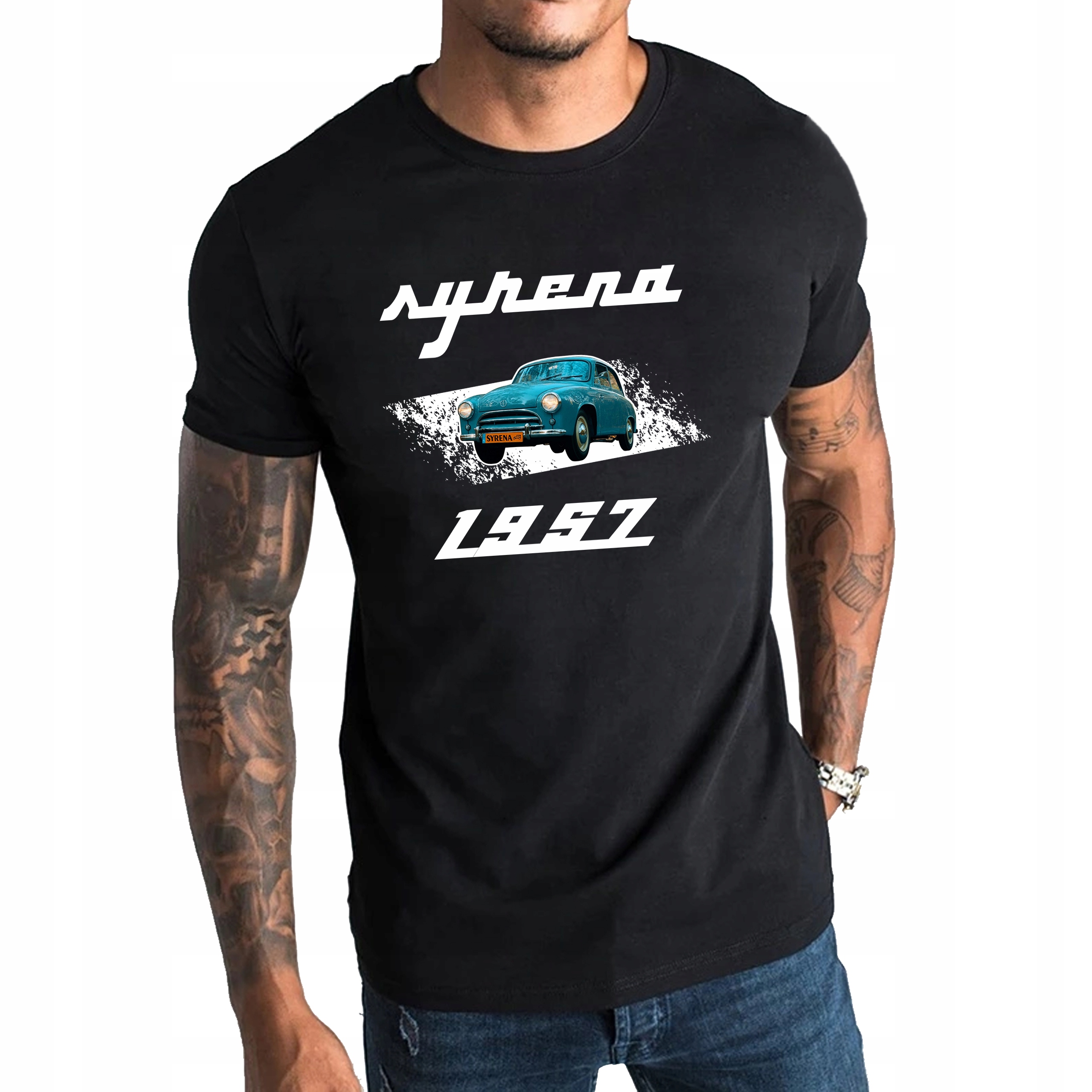 

Koszulka męska Prl auto Syrena fan motoryzacji L