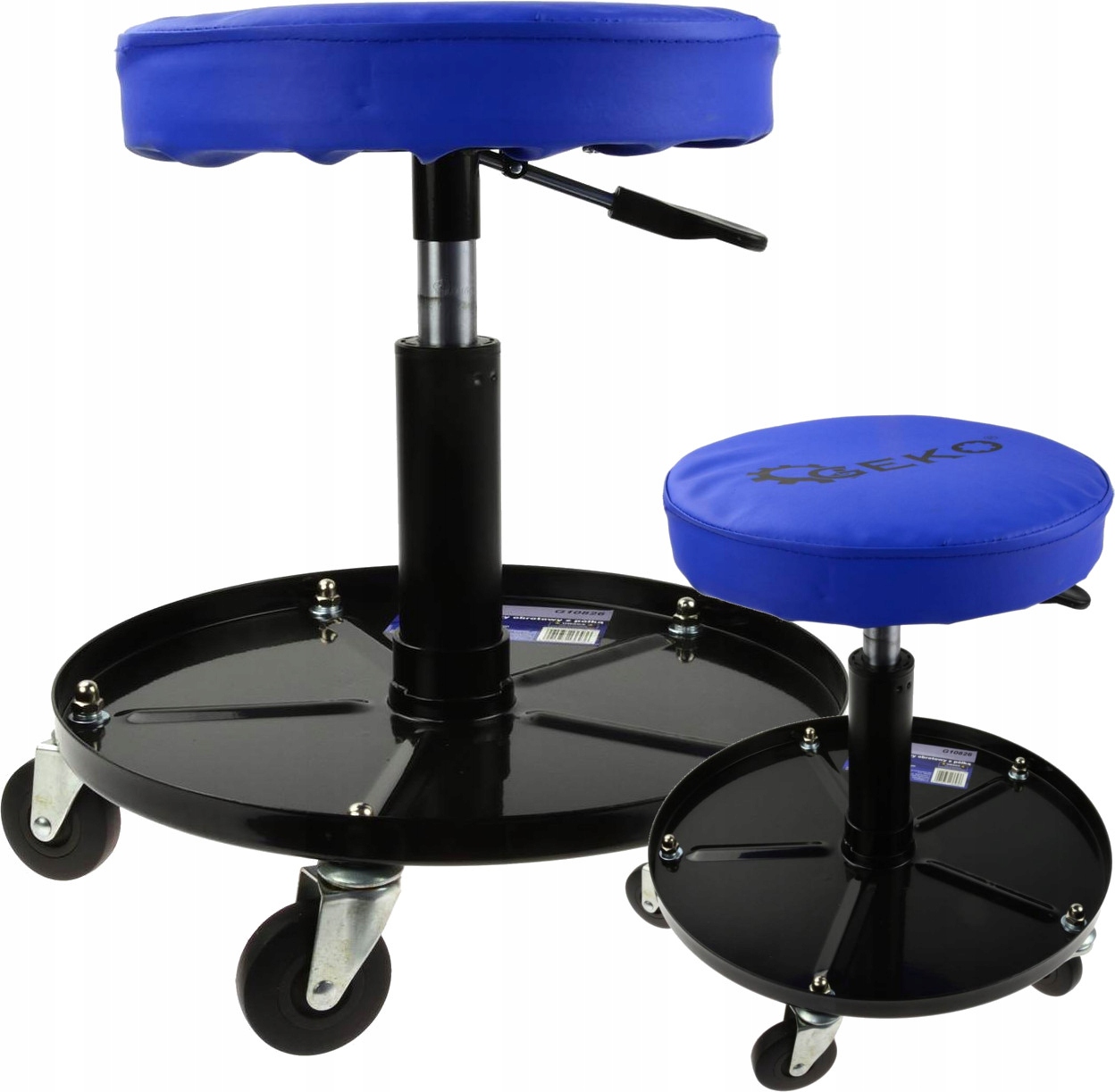 

Taboret Warsztatowy Siedzisko Z Półką Stołek 136kg