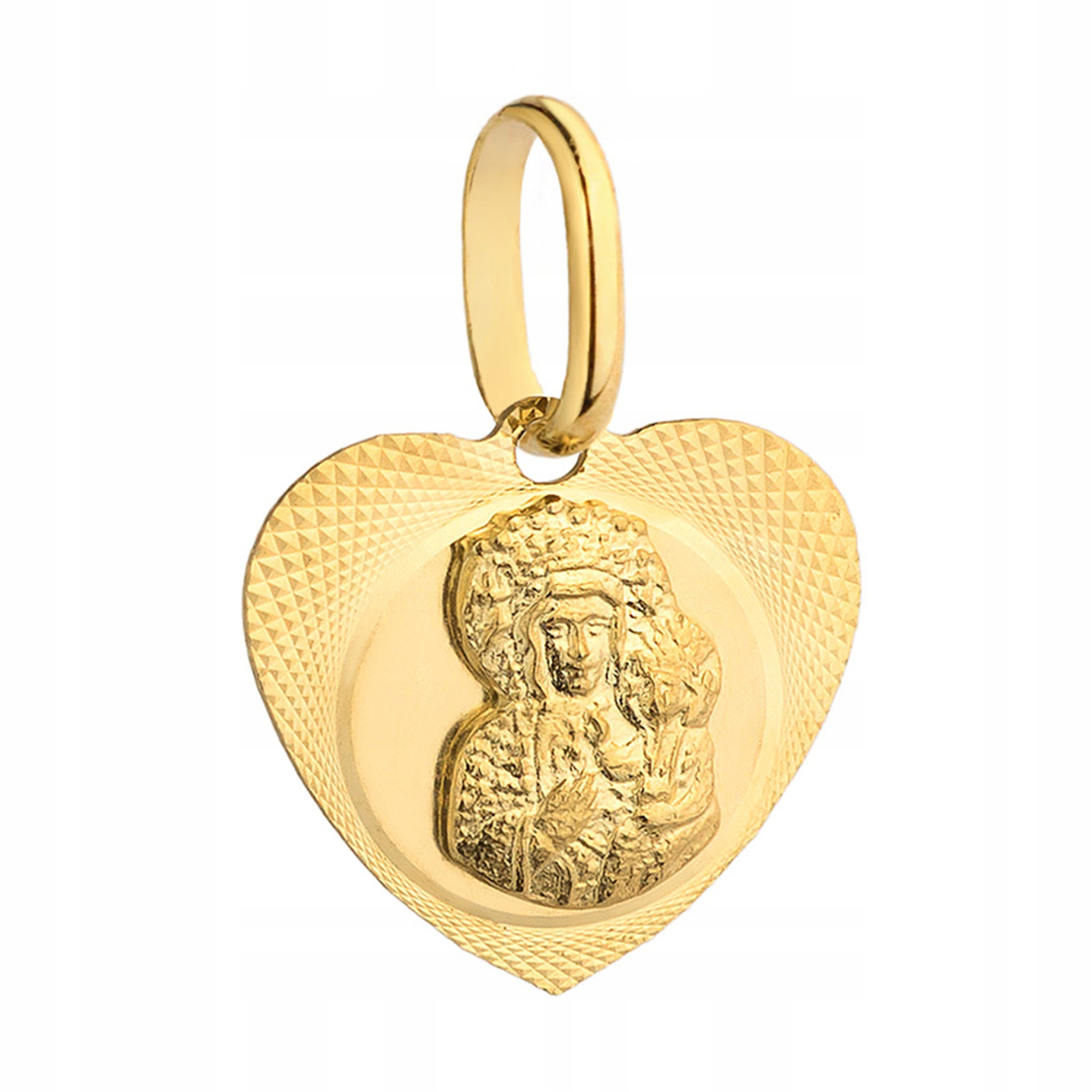Zlatý Medailonek 585 Panna Maria Čenstochovská Srdce