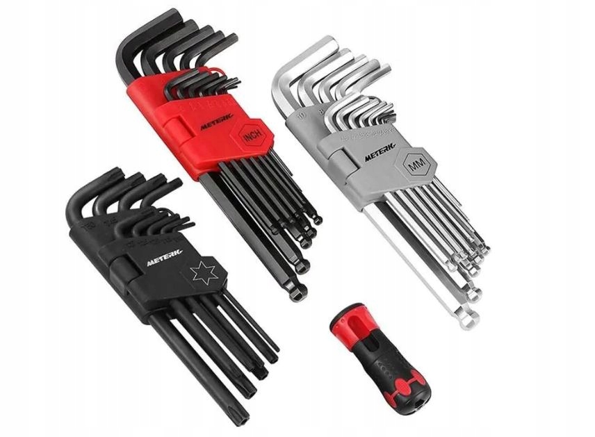 Zestaw narzędzi torx imbus Meterk 36 el.