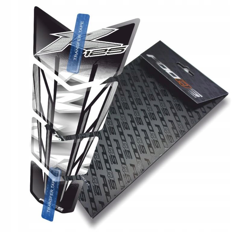 Tank-pad od firmy Fooqs Yamaha YZF-R-125 R 125 R125 Bílý