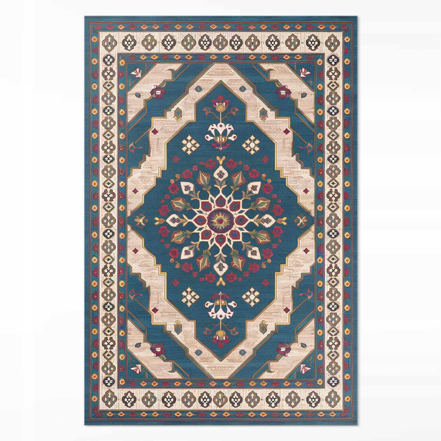 Protišmykový vinylový koberec Starý dekoratívny vintage vzor 100 x 150 cm