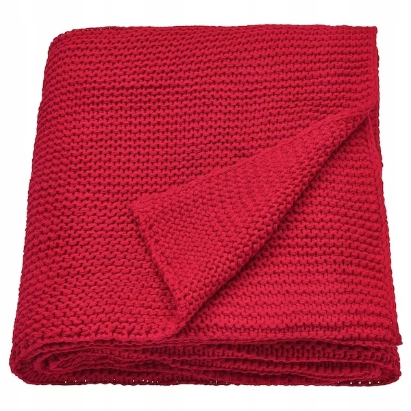 

Ikea Ingabritta Pled koc 130 x 170 cm Czerwony