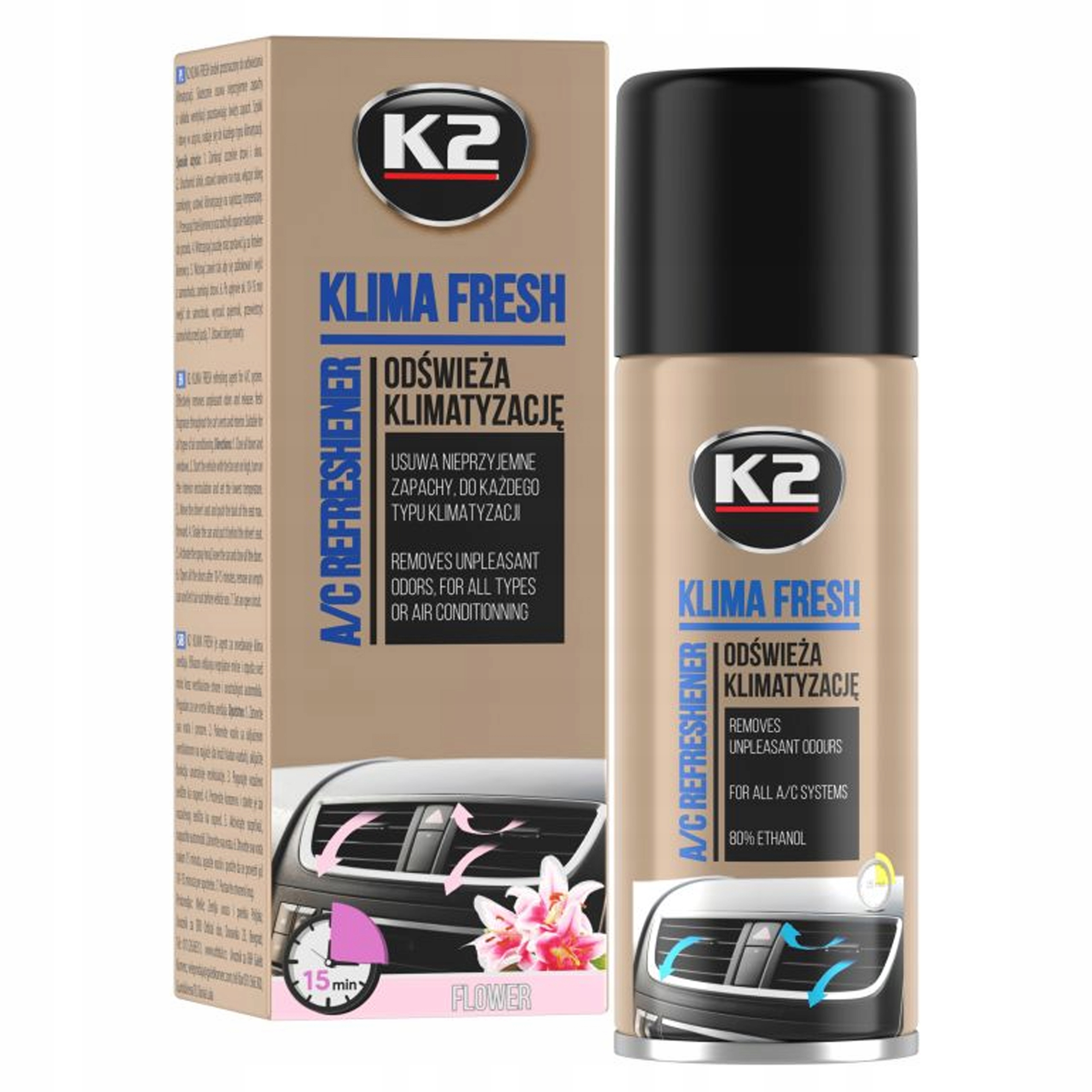 

K2 Klima Fresh Odświeżacz Klimatyzacji Flower 150
