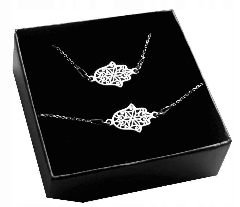 Stříbrný komplet Ruka Fatimy talisman pro štěstí