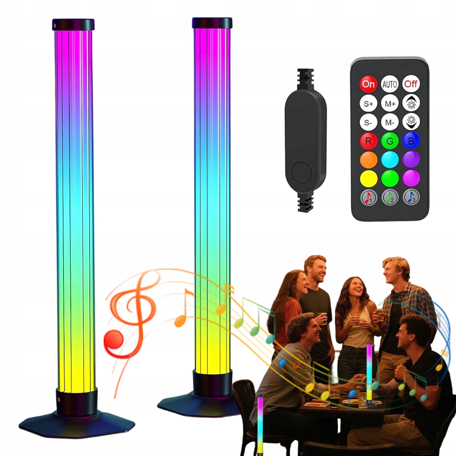 2 Inteligentní 360° Led Světelné Pásky S Usb Pro Dětský Pokoj A Obývací Pokoj