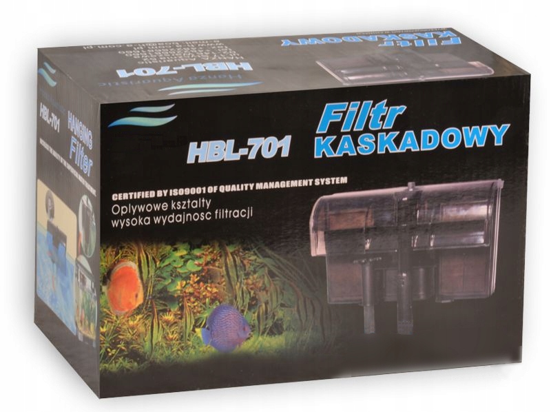 

Filtr kaskadowy HBL-701 600 l/h akwarium 100-200 L