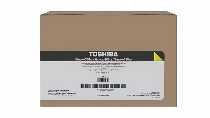 Toner Toshiba T-FC338EY-R 6B0000000927 Originál Yellow TFC338EYR TFC338EY