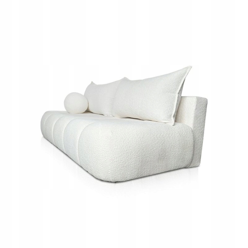Kanapa sofa VIOLE BOUCLE rozkładana z funkcją spania i pojemnik na pościel Szerokość mebla 205 cm