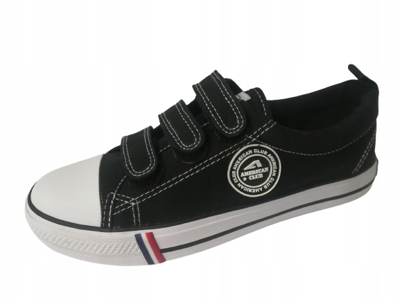 

Trampki r38 na rzepy tenisówki chłopięce czarne