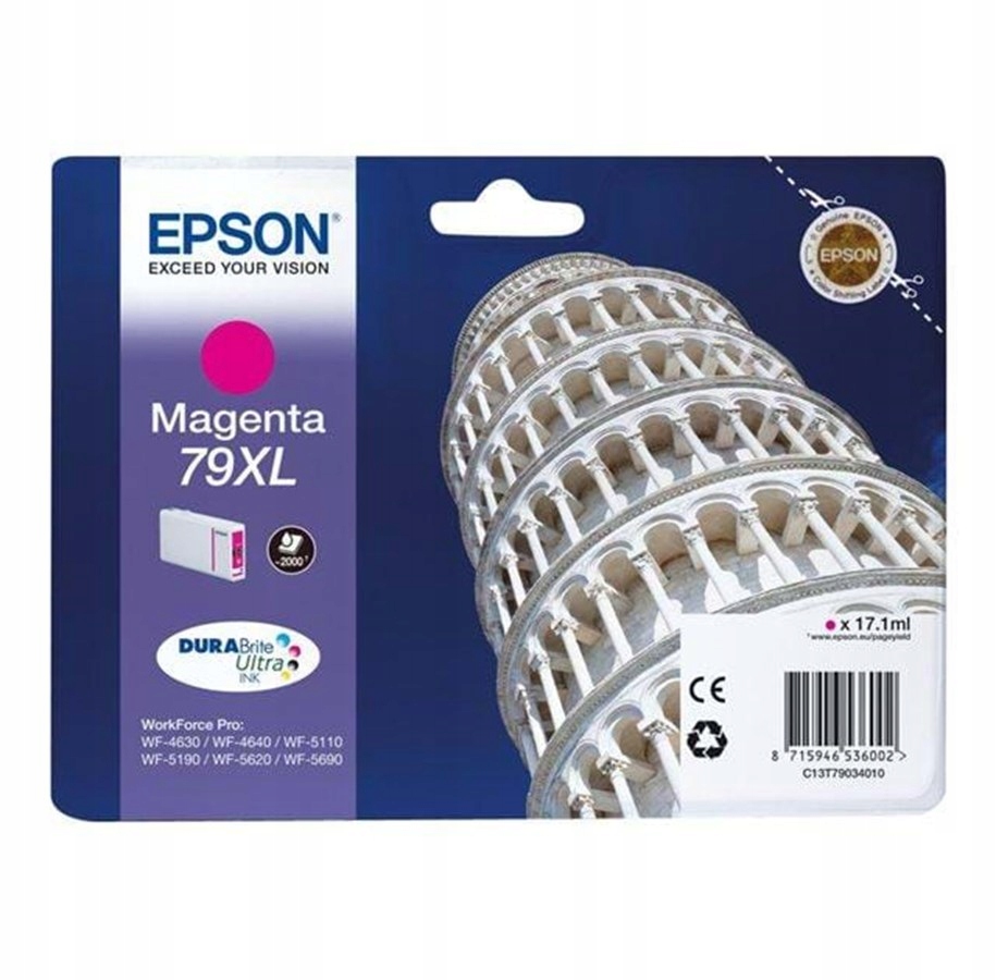 Druk Epson C13T79034010 czerwony (purpurowy)