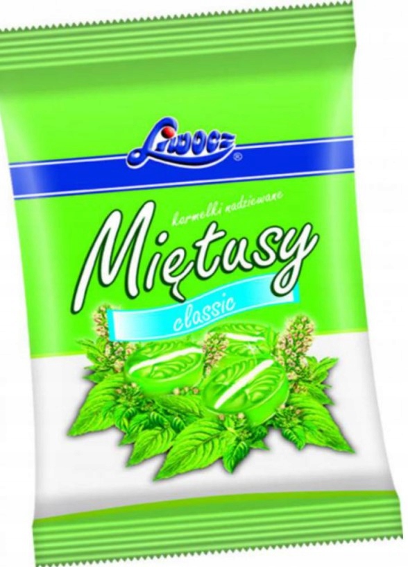 Levně Bonbóny máty classic 80 g Liwocz 80 g