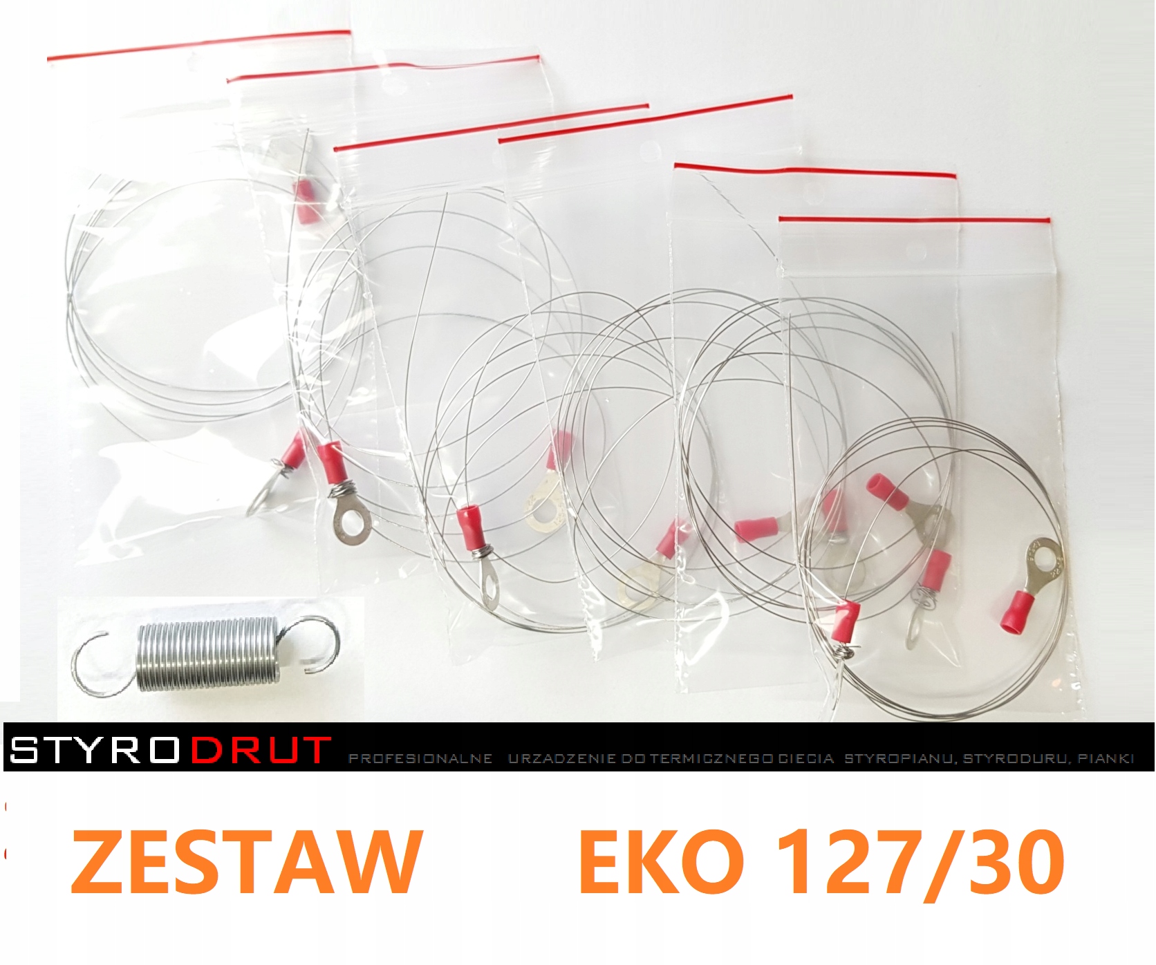 ZESTAW DRUTÓW 6 SZT - EKO 127/30 STYRODRUT