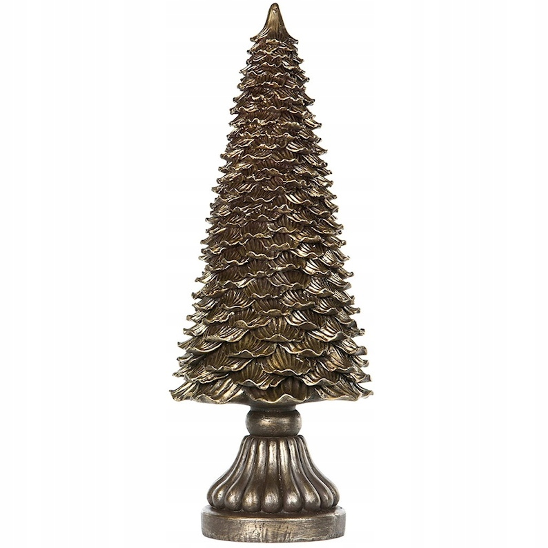 Ozdoba Na Stromek V Tvaru Stromečku 40 cm Zlatá Vánoční Dekorace Dárek