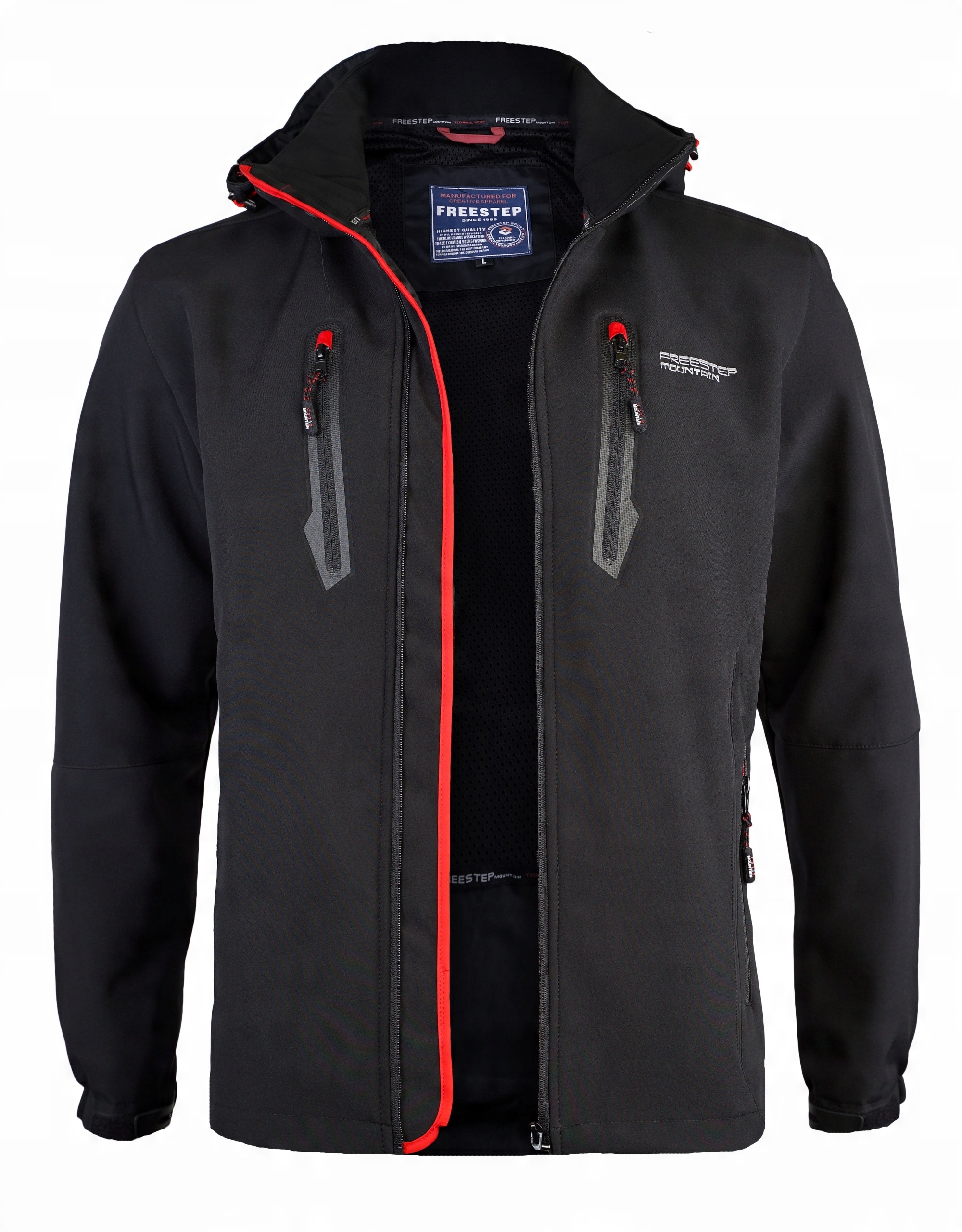 

Męska Kurtka Jesienna Softshell Czarna WX007 XL