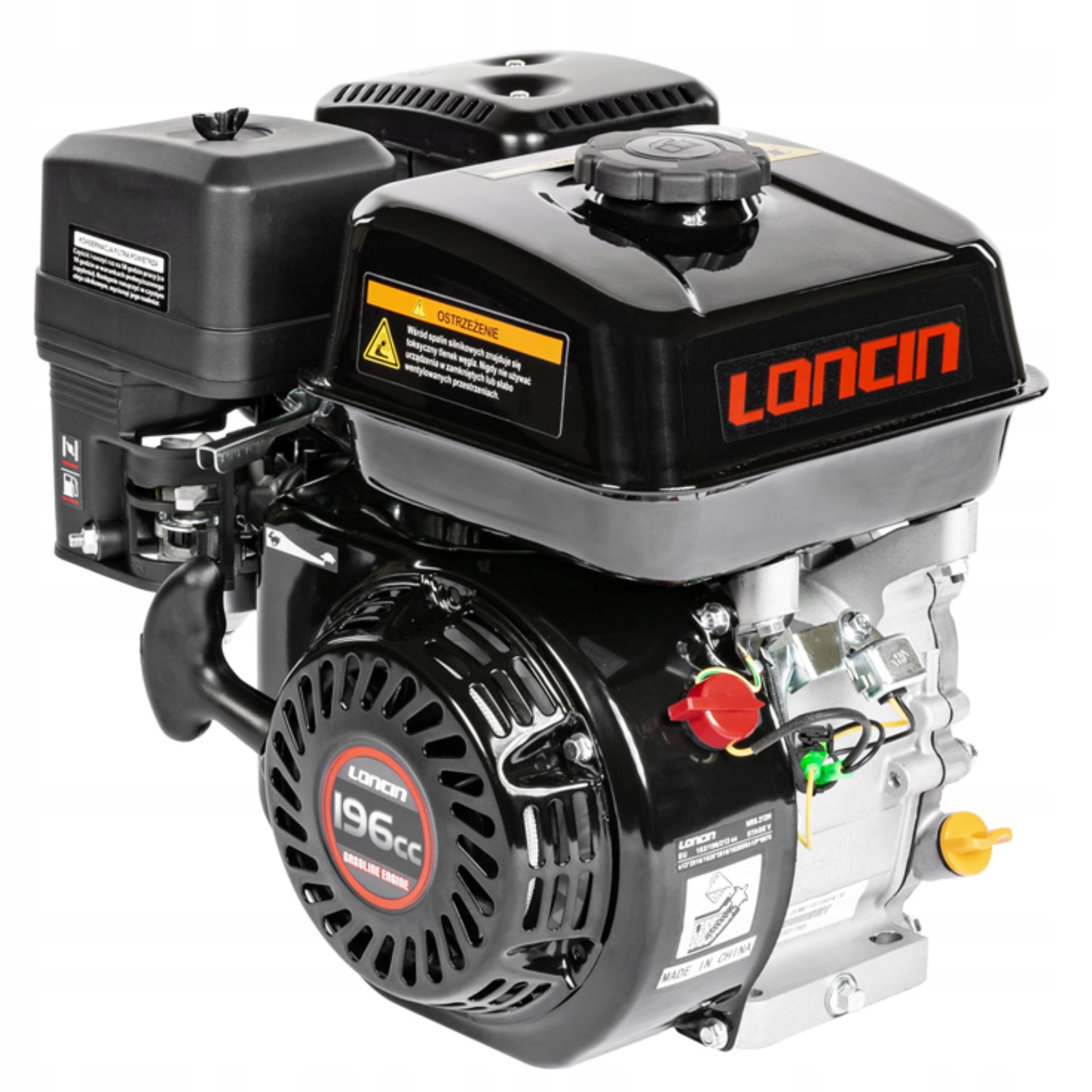 Motor pre zhutňovače Loncin G200F-R-S horizontálny hriadeľ typ R 19,05 mm 196 cm3