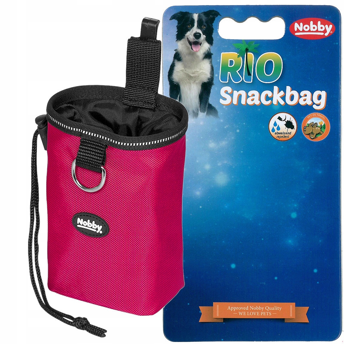 

Turystyczny Pojemnik na smaczki nagrody Nobby Rio