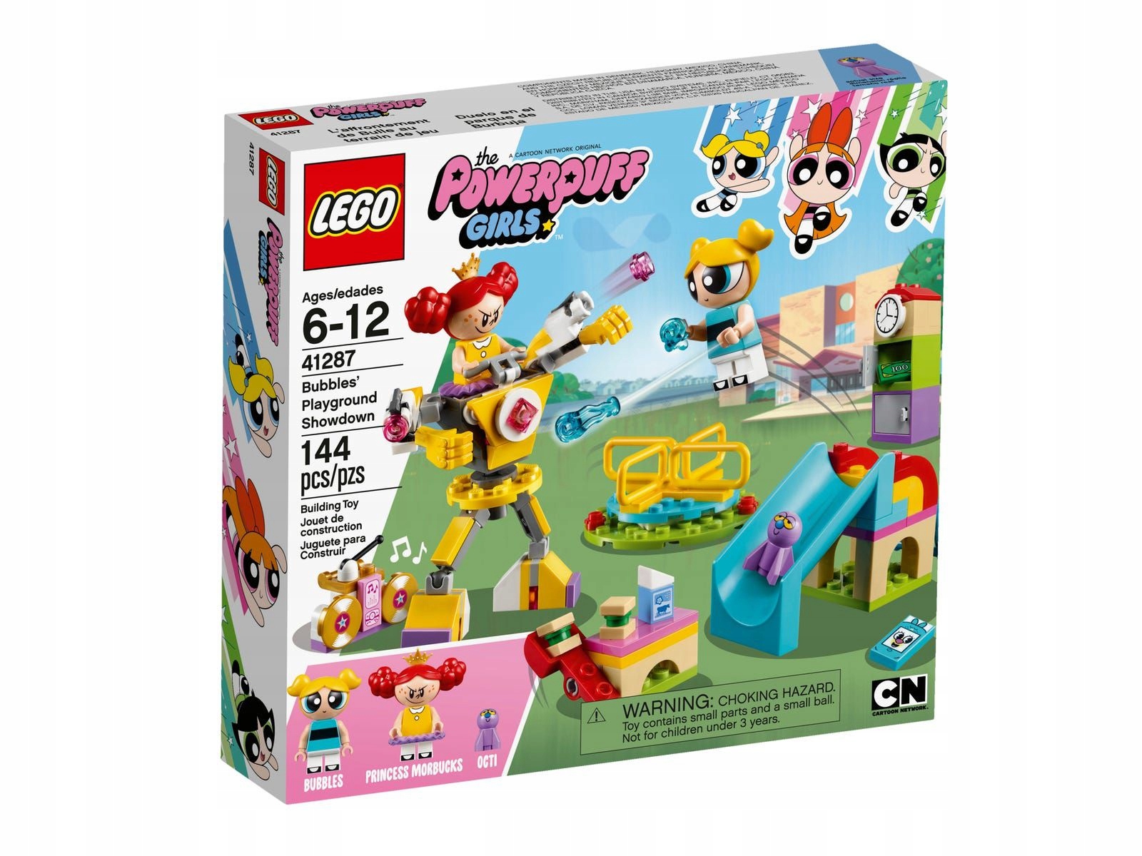 Lego Powerpuff Girls 41287 Atomówki Pojedynek Bajki na placu zabaw