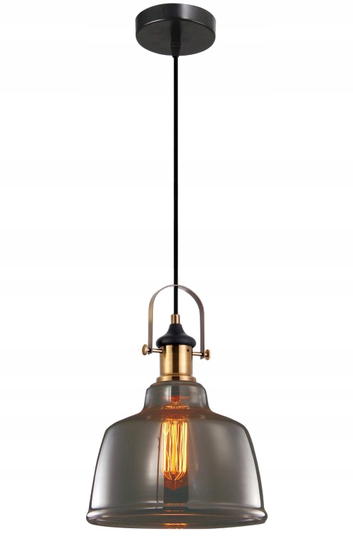 Lampa sufitowa Muscari II 1*E27, śr. 22,5 cm, pojedyncza, czarna Gtv