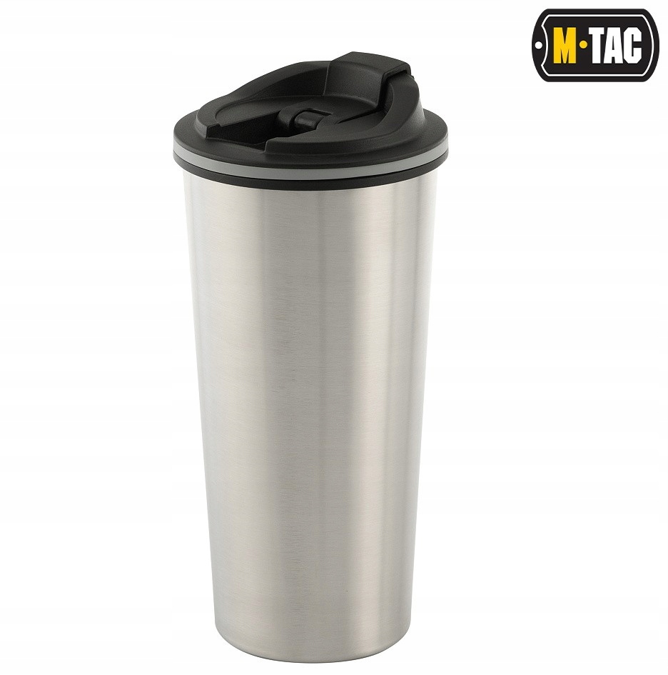 M-Tac Termohrnek s ventilem 450 ml šedý