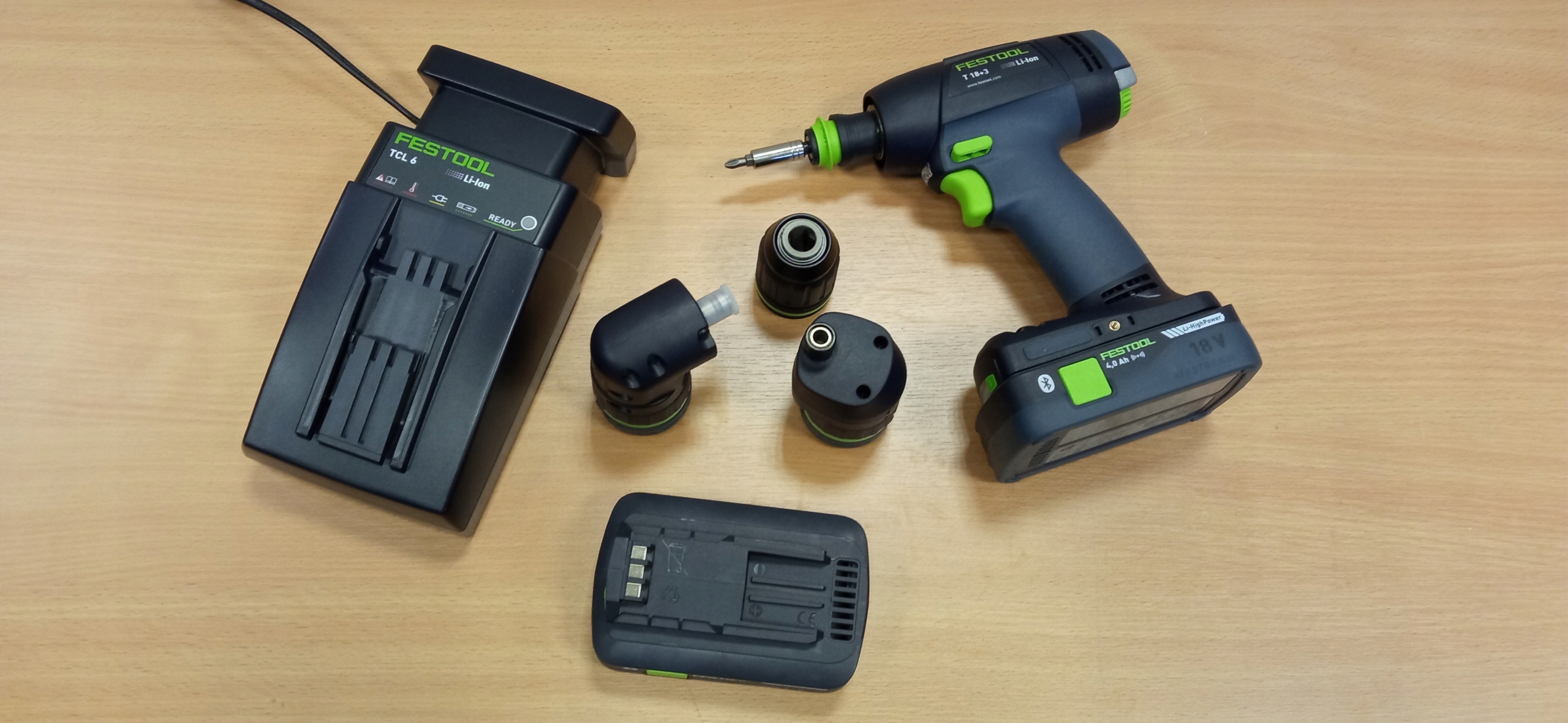 викрутка 18V Festool T18 + 3 HPC 4,0 і-набір жорсткого крутного моменту 50 Нм