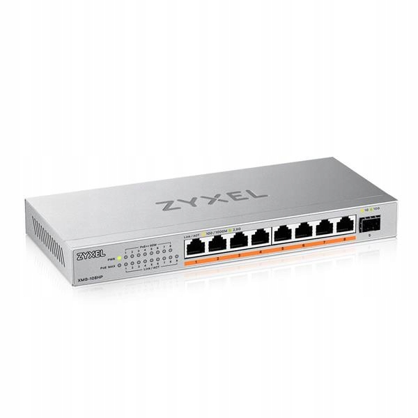 Zyxel XMG-108HP 8 Ports 2,5G 1 Sfp+, 8 ports 100W total PoE++ Desktop…